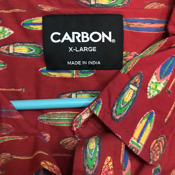 Retro 90s ShortSleeve Hawaii Surfboard Print Shirt - Picture 4 of 7